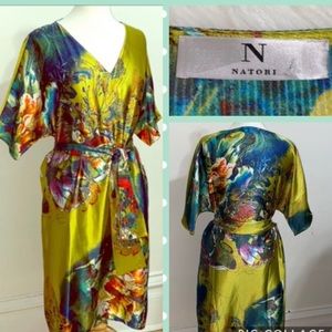 Natori Dress-Silky Kimono style-stunning!